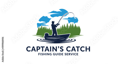 Captains Catch Fishing Guide Service Logo.
