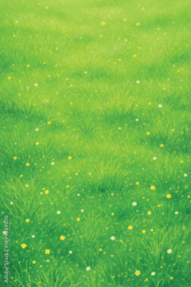 Fototapeta premium watercolor clean grassy field background