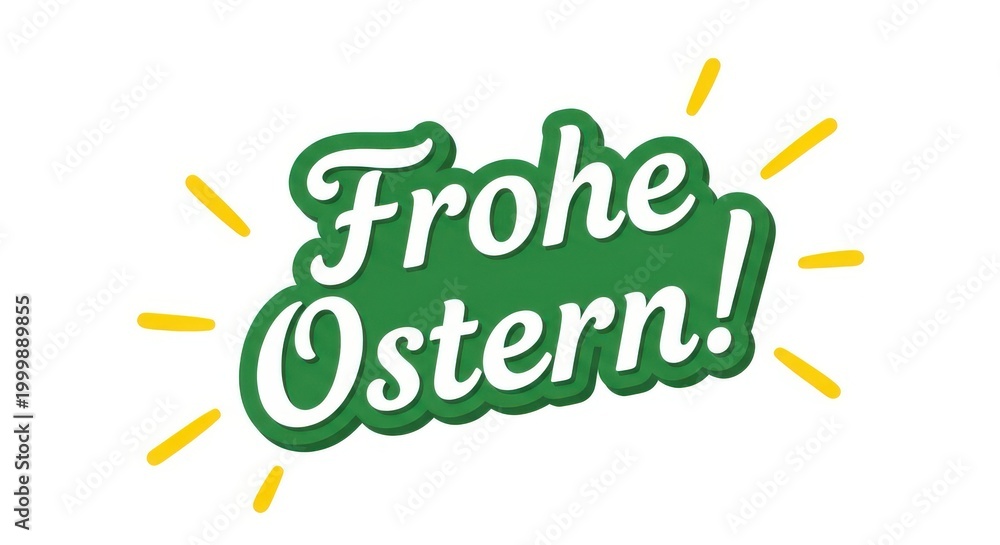Fototapeta premium Frohe ostern