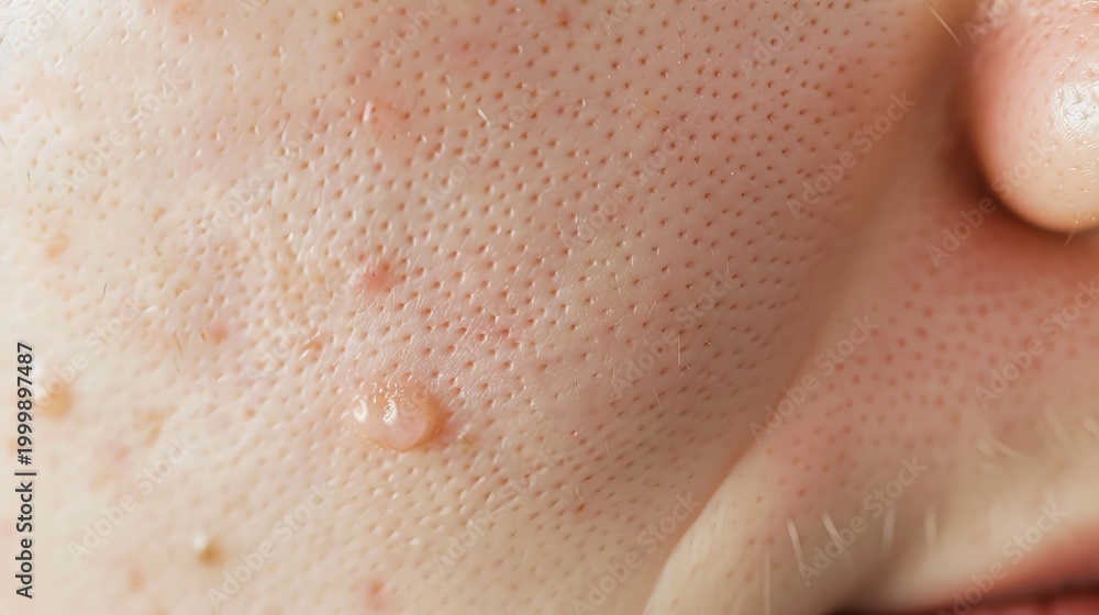 Fototapeta premium Papule: Morphological Characteristics, Differential Diagnosis, Etiological Classification and Clinical Management in Dermatology