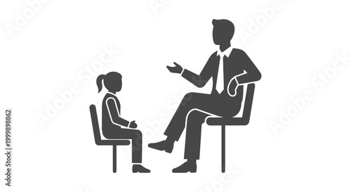 Therapist and Patient Sitting in Session.