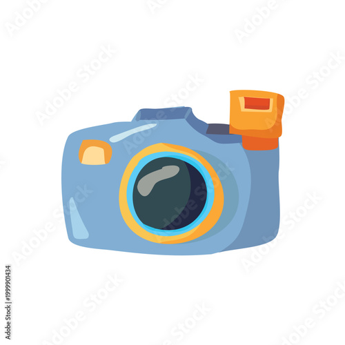 camera icon digital camera illustration flat design photography symbol