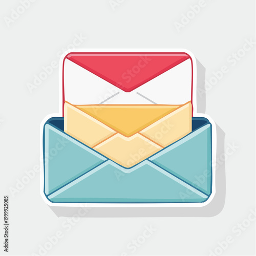 Stack of Envelopes Icon