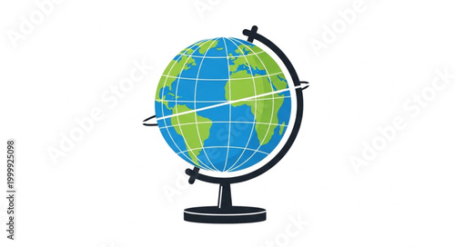 Globe on a Stand - A World of Knowledge and Exploration.