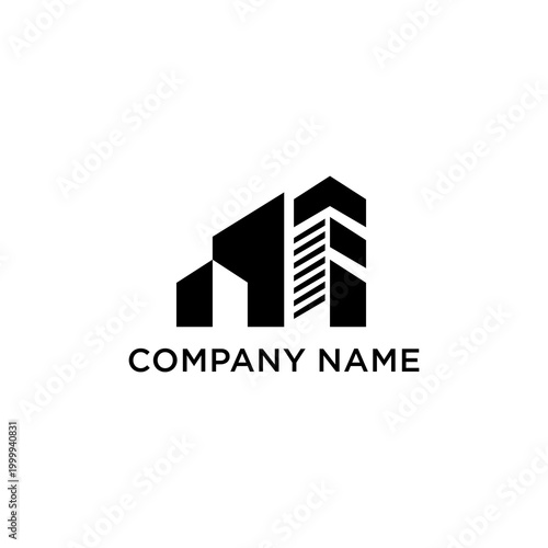 construction logo vector