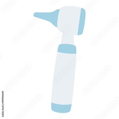 Medical Otoscope Icon Illustration for Ear Examination