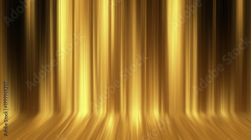 Luxurious golden abstract background with shimmering metallic texture, radiant glow, elegant light reflections, smooth gradient surface, festive luxury backdrop for design, branding, wallpaper, and cr