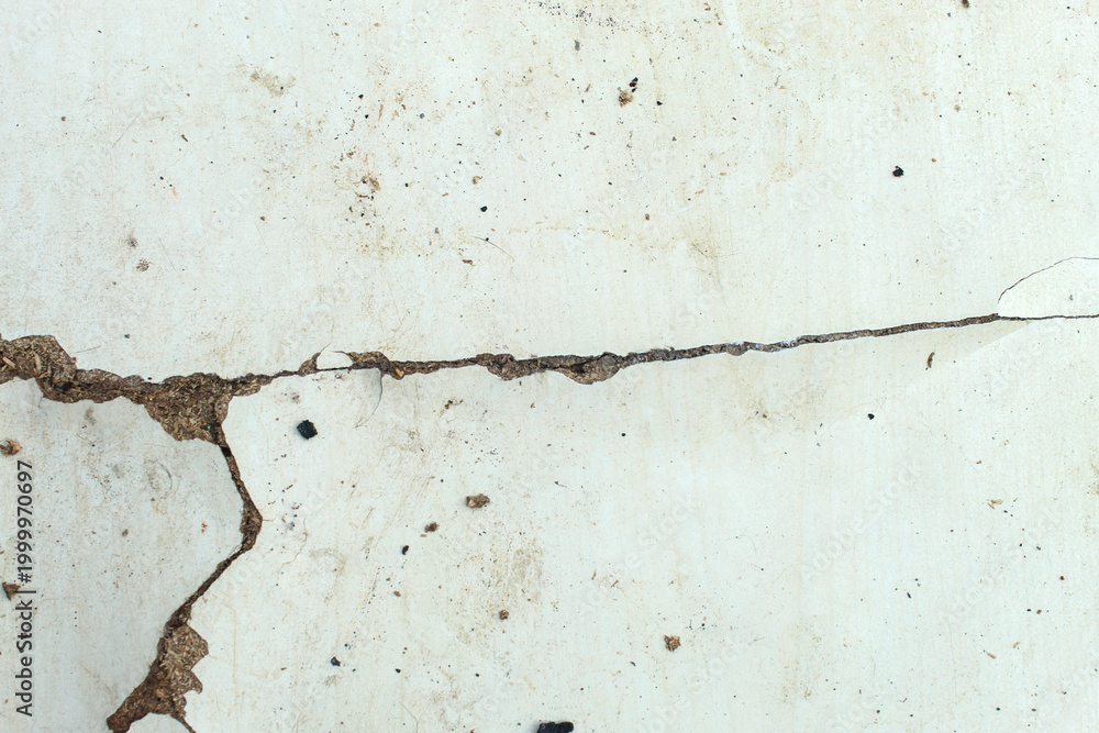 Obraz premium surface texture of particle board or wood composite material that has cracks and damage