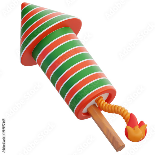 Photos Firecracker Celebration 3D Illustration