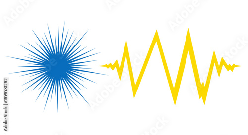 Electric Pulse Energy Technology Symbol.
