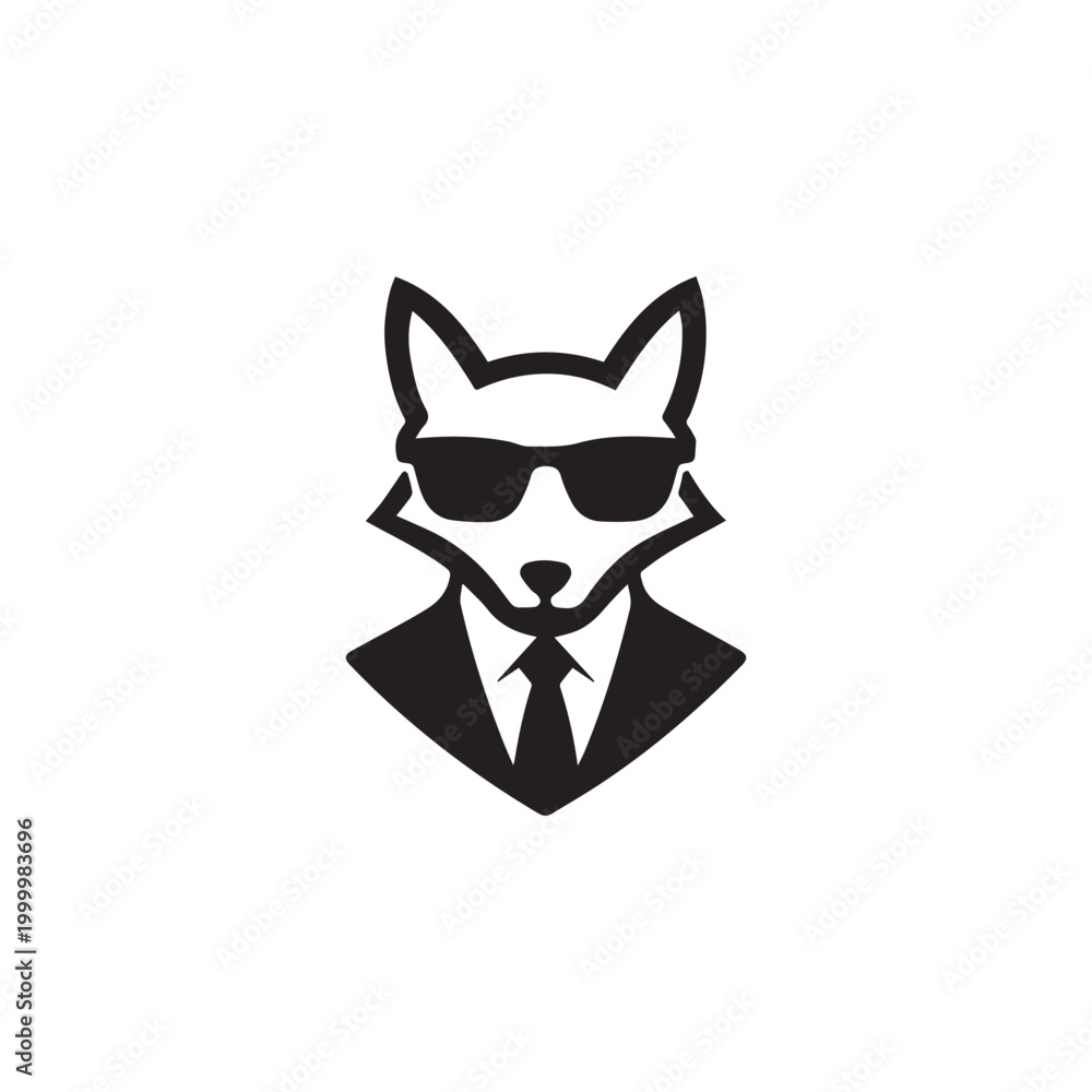 Fototapeta premium Agent Fox Logo