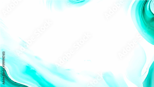 Vector Elegant, ethereal abstract swirl in a vibrant aquamarine hue, invoking sense fluidity, artistry, tranquility, and endless creative possibilities.