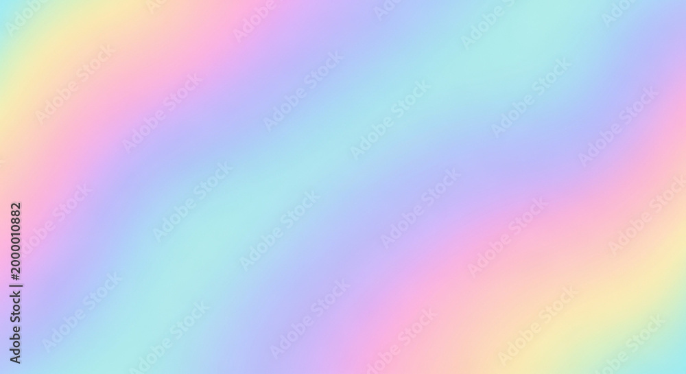 Obraz premium Holographic foil background with pastel colors and rainbow gradient effect