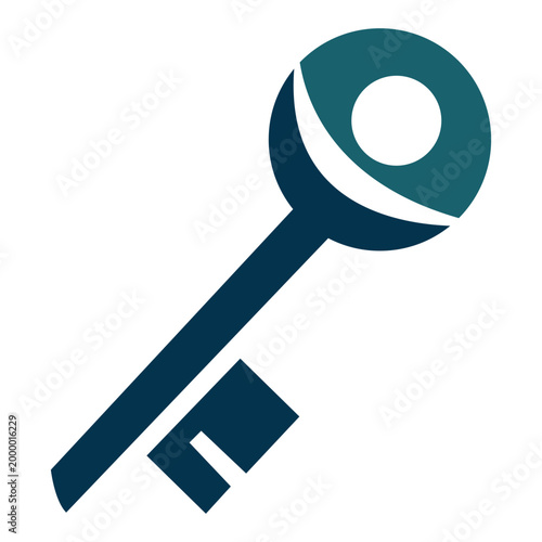 Key shop logo design vector icon illustration