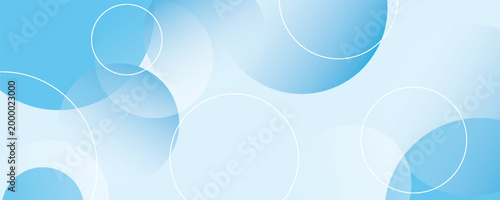 Abstract geometric background gradient soft light blue bokeh for Graphic technology