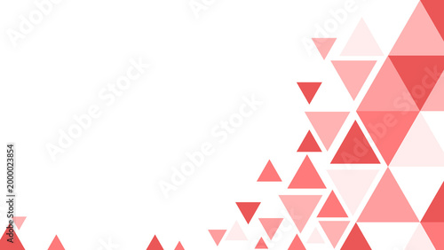 Free Download Abstract Red Geometric Triangle Frame Border with Copy Space Transparent PNG - GFXLoad