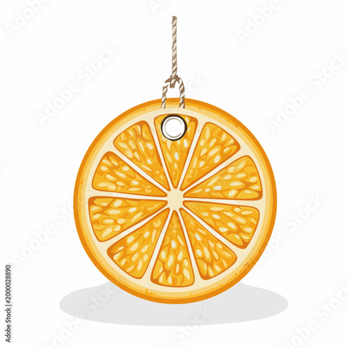 Orange Slice Tag