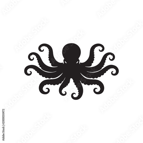 Animal Silhouette Vector Collection Isolated on White Background, Black Minimal Wildlife and Pet Illustration Set
