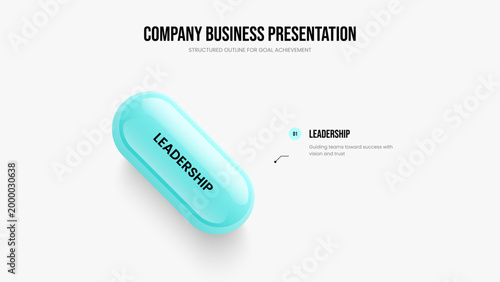 Enterprise Launch One Option Infographic Slide Design. Advertising Visualization 1 Step Diagram Slideshow Template. Project Insight Presentation Layout Vector Illustration.