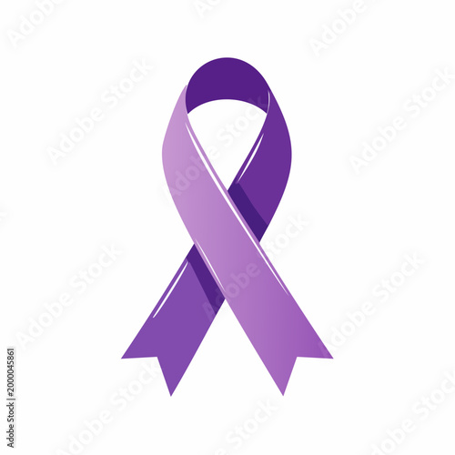 Purple Awareness Ribbon