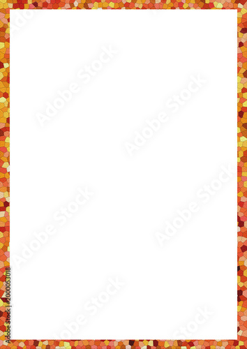 Abstract Gradient Frame Border, Colorful Textured Rectangle Design Element