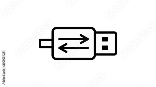Free Download Usb adapter with double arrows - GFXLoad