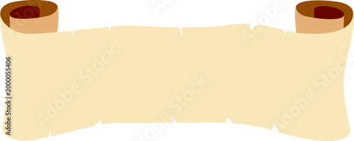 Old Paper Parchment Scroll Illustration