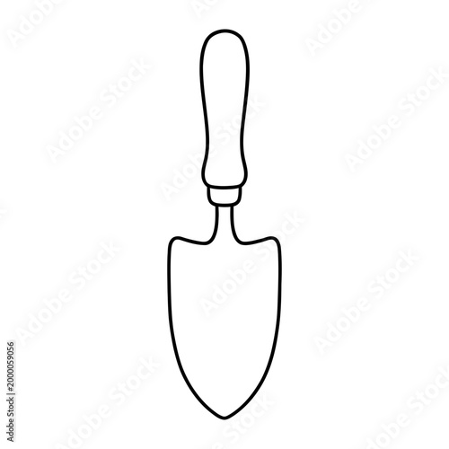 Trowel for gardening and landscaping work
