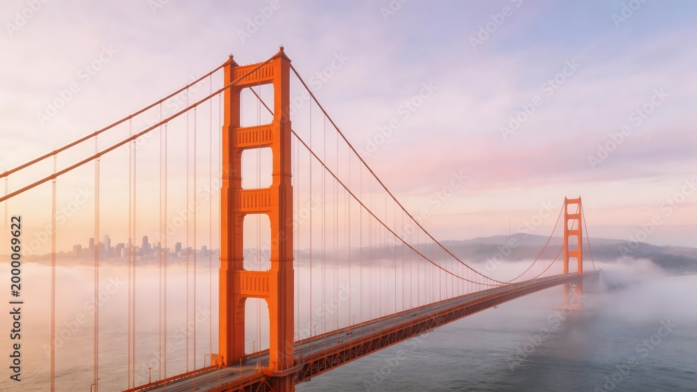 Fototapeta premium Golden Gate Bridge at Dawn