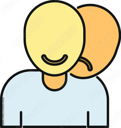 Person's face illustrating a spectrum of emotional states