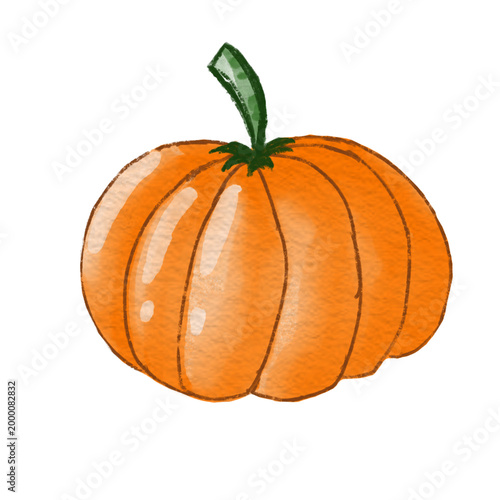 Tableau sur toile Autumn Pumpkin Glow