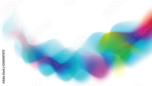 Vibrant abstract swirls a colorful spectrum of light and motion