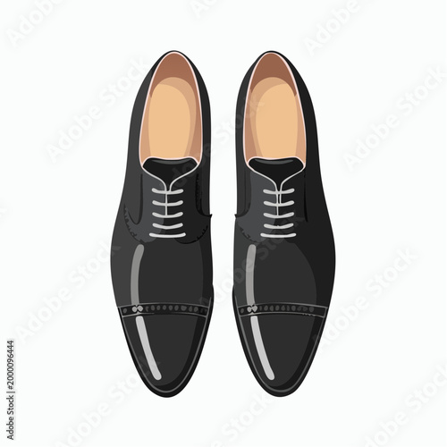 Pair of Black Oxford Shoes
