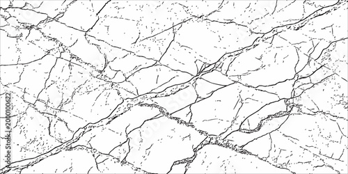 White marble crack texture dense gray veins natural abstract stone background design.