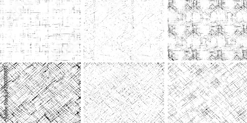 Collection of grunge set textures and backgrounds with scratches and scuffs for design and decoration