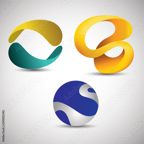 Vector Globe Shape, symbol, illustration