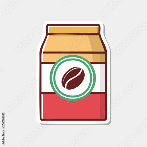 Coffee Bean Packaging Icon