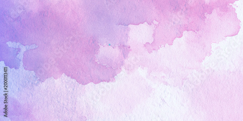 Soft pastel watercolor background with purple pink and white hues for design and branding applications