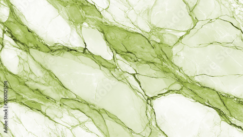 Green marble texture with white background and natural stone pattern