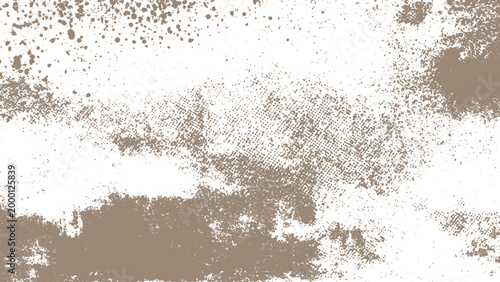 Brown grunge texture with white spots and rough background
