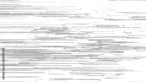 Glitchy distorted digital video screen with horizontal lines and pixels