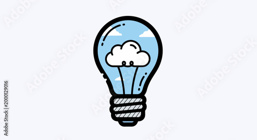 Creative Light Bulb Idea Symbolizing Innovation and Inspiration.