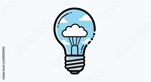Lightbulb Idea Symbolizing Innovation and Creativity.