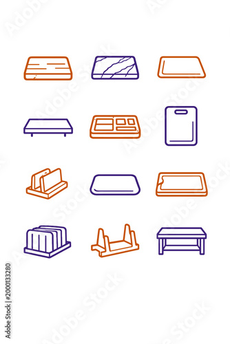 Icon protector generation image vector simple holder storage workstation edge stand silicone