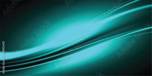 Smooth blue light trails form a flowing curved path on a dark background, creating a sense of speed, motion, and elegant futuristic energy.