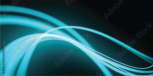 Blue glowing light streaks converge into a fast energy stream on a dark background, expressing speed, motion, and futuristic power flow.