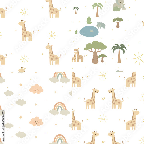 A cute set of textiles for a baby.