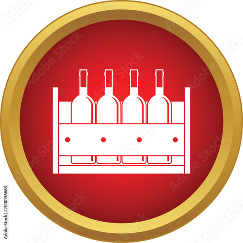 Wine bottles resting in a wooden storage rack, part of a collection or cellar