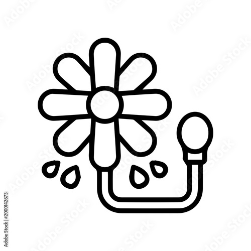Garden Sprinkler Icon