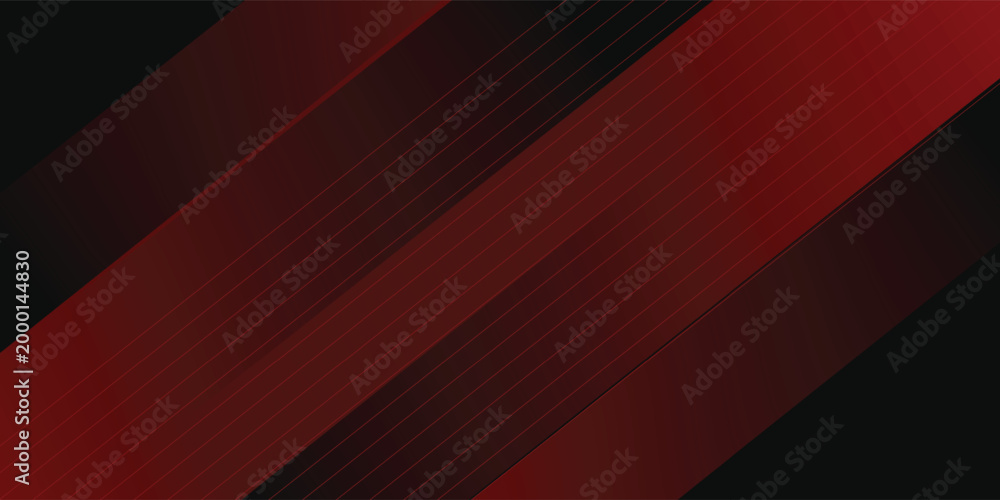 Obraz premium Black red sport background with diagonal speed line and shape.